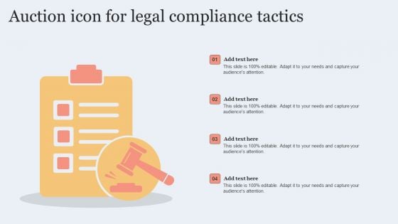 Auction Icon For Legal Compliance Tactics Ideas PDF Auction Icon For Legal Compliance Tactics Ideas PDF