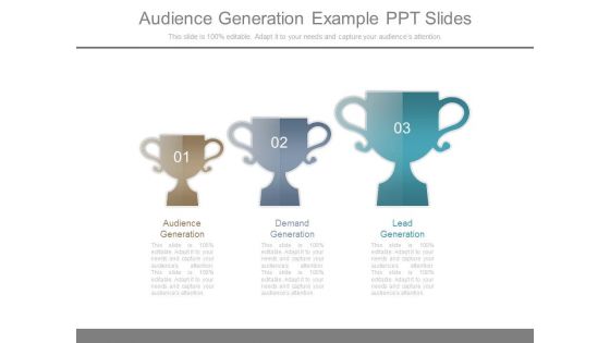 Audience Generation Example Ppt Slides