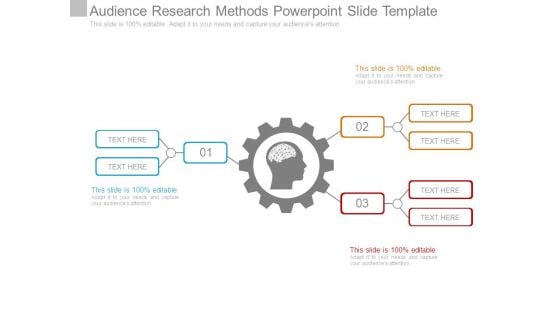 Audience Research Methods Powerpoint Slide Template