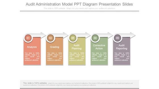 Audit Administration Model Ppt Diagram Presentation Slides
