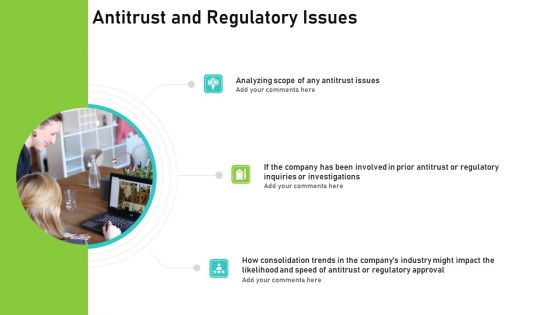 Audit For Financial Investment Antitrust And Regulatory Issues Slides PDF