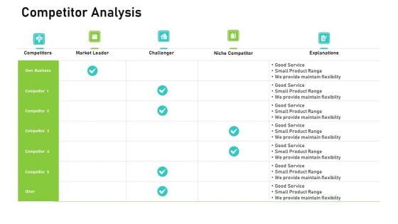 Audit For Financial Investment Competitor Analysis Themes PDF