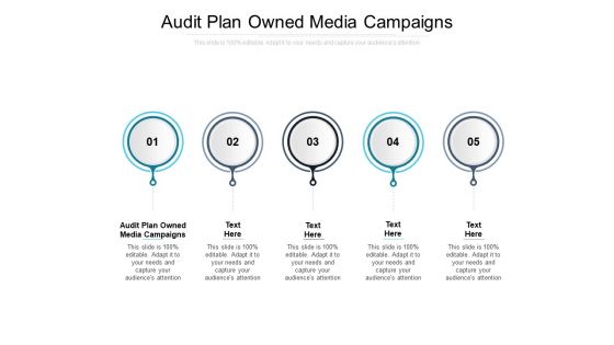Audit Plan Owned Media Campaigns Ppt PowerPoint Presentation Icon Smartart Cpb Pdf