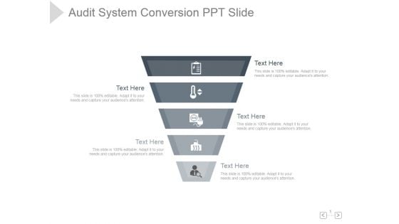 Audit System Conversion Ppt PowerPoint Presentation Slide Audit System Conversion Ppt PowerPoint Presentation Slide
