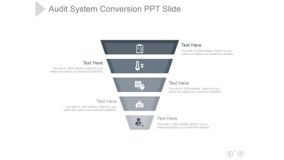 Audit System Conversion Ppt PowerPoint Presentation Slide