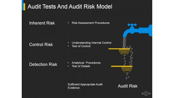 Audit Tests And Audit Risk Model Ppt PowerPoint Presentation Outline Information