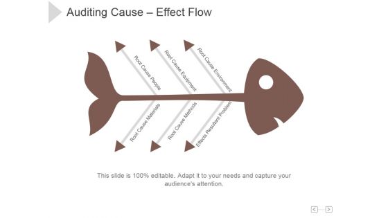 Auditing Cause Effect Flow Ppt PowerPoint Presentation Diagrams