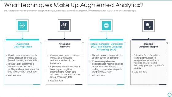 Augmented Analytics Implementation IT What Techniques Make Up Augmented Analytics Microsoft PDF Augmented Analytics Implementation IT What Techniques Make Up Augmented Analytics Microsoft PDF