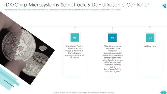 Augmented And Virtual Reality Technologies TDK Chirp Microsystems Sonictrack 6 Dof Ultrasonic Controller Portrait PDF