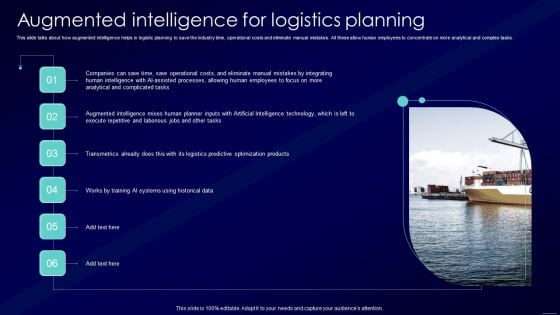 Augmented Intelligence Tools And Applications IT Augmented Intelligence For Logistics Planning Ideas PDF Augmented Intelligence Tools And Applications IT Augmented Intelligence For Logistics Planning Ideas PDF