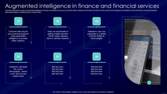 Augmented Intelligence Tools And Applications IT Augmented Intelligence In Finance And Financial Services Topics PDF