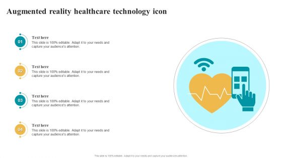 Augmented Reality Healthcare Technology Icon Graphics PDF