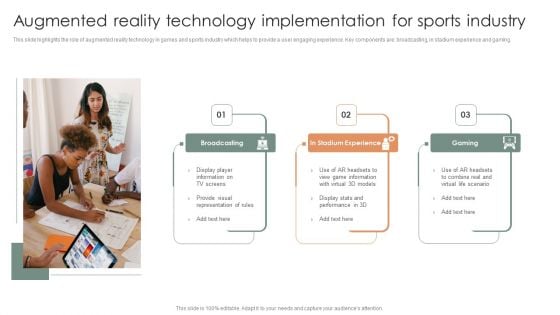 Augmented Reality Technology Implementation For Sports Industry Information PDF