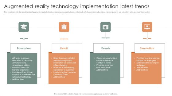 Augmented Reality Technology Implementation Latest Trends Microsoft PDF