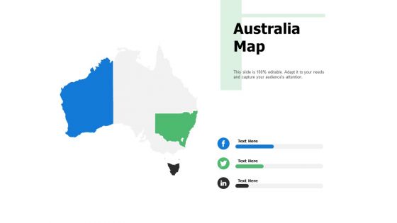 Australia Map Ppt PowerPoint Presentation Layouts Icon