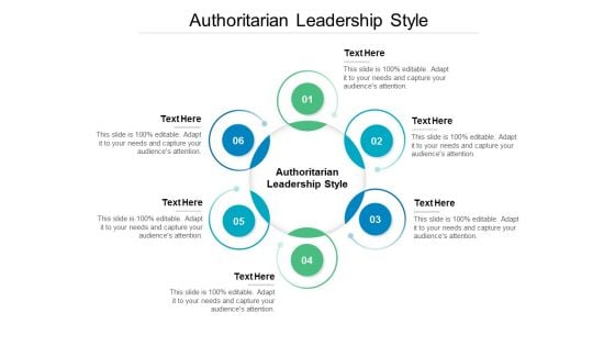 Authoritarian Leadership Style Ppt PowerPoint Presentation Pictures Background Images Cpb