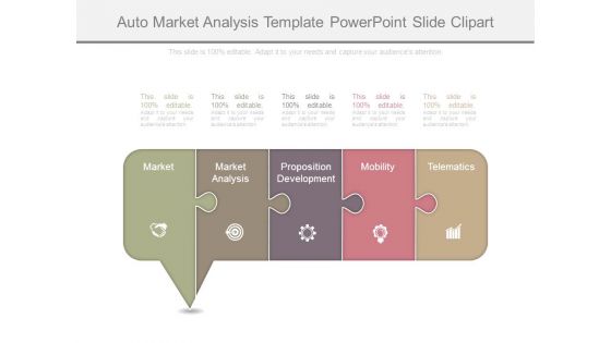 Auto Market Analysis Template Powerpoint Slide Clipart