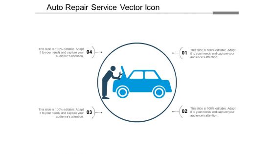 Auto Repair Service Vector Icon Ppt PowerPoint Presentation Gallery Elements PDF