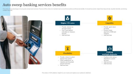 Auto Sweep Banking Services Benefits Pictures PDF