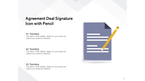 Autograph Icon Digital Pen Declaration Ppt PowerPoint Presentation Complete Deck