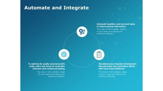 Automate And Integrate Ppt PowerPoint Presentation File Grid