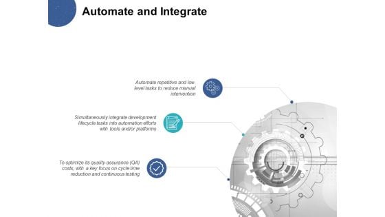 Automate And Integrate Ppt PowerPoint Presentation Pictures Vector