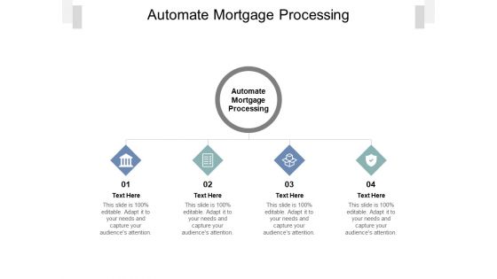 Automate Mortgage Processing Ppt PowerPoint Presentation Pictures Themes Cpb Pdf