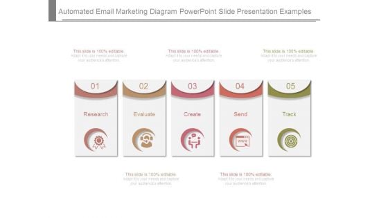 Automated Email Marketing Diagram Powerpoint Slide Presentation Examples