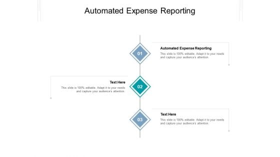 Automated Expense Reporting Ppt PowerPoint Presentation Ideas Professional Cpb Pdf