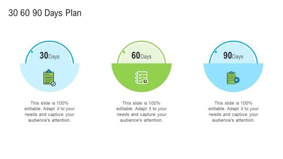 Automated Government Procedures 30 60 90 Days Plan Ppt Icon Templates PDF