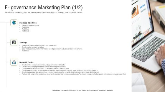 Automated Government Procedures E Governance Marketing Plan Background PDF