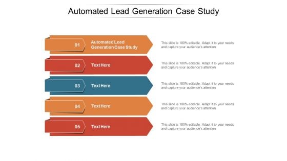 Automated Lead Generation Case Study Ppt PowerPoint Presentation Infographics Gallery Cpb Pdf