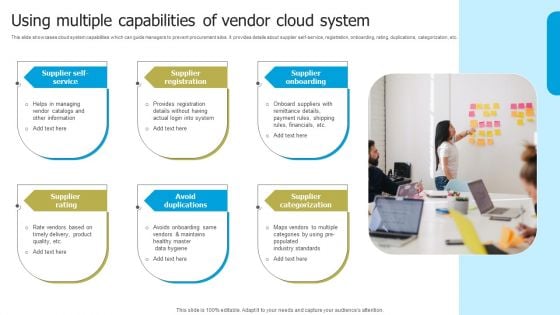 Automated Supplier Relationship Management Using Multiple Capabilities Of Vendor Clipart PDF