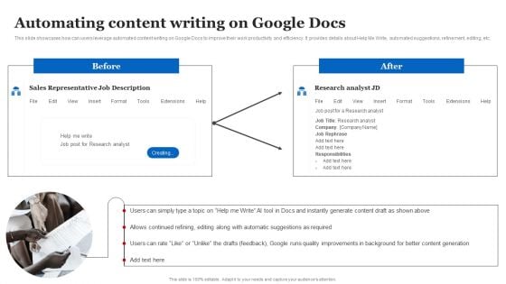 Automating Content Writing On Google Docs Introduction PDF