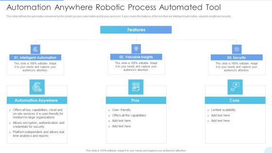 Automation Anywhere Robotic Process Automated Tool Demonstration PDF