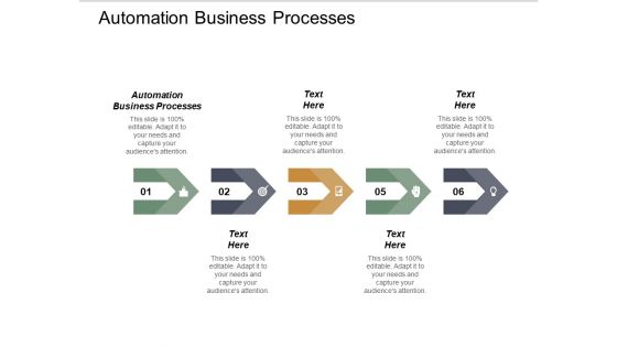 Automation Business Processes Ppt PowerPoint Presentation Outline Influencers Cpb
