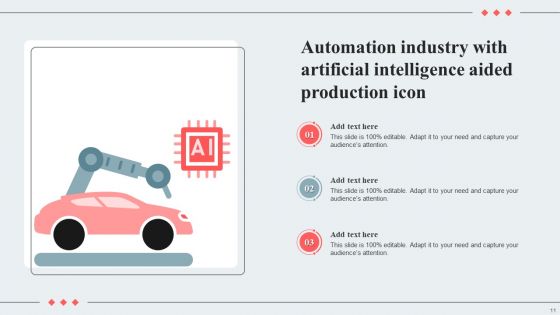 Automation Industry Icons Ppt PowerPoint Presentation Complete Deck With Slides