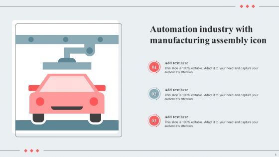 Automation Industry Icons Ppt PowerPoint Presentation Complete Deck With Slides