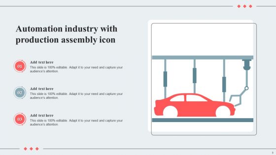 Automation Industry Icons Ppt PowerPoint Presentation Complete Deck With Slides