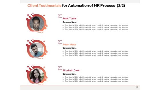 Automation Proposal To Transform HR Processes Ppt PowerPoint Presentation Complete Deck With Slides Slide22