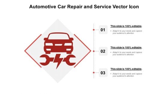 Automotive Car Repair And Service Vector Icon Ppt PowerPoint Presentation Inspiration Design Inspiration PDF