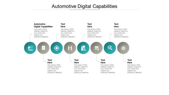 Automotive Digital Capabilities Ppt PowerPoint Presentation Inspiration Infographic Template Cpb Pdf