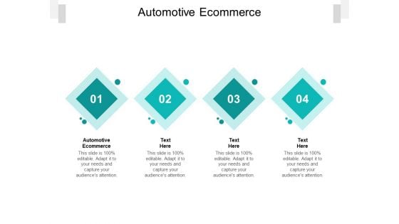 Automotive Ecommerce Ppt PowerPoint Presentation Infographics Topics Cpb Pdf