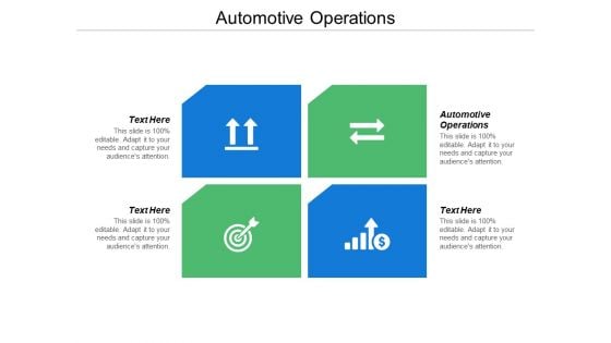 Automotive Operations Ppt Powerpoint Presentation Infographic Template Display Cpb