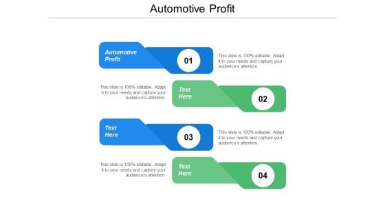 Automotive Profit Ppt Powerpoint Presentation Inspiration Cpb