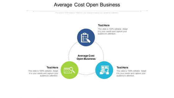 Average Cost Open Business Ppt PowerPoint Presentation Slides Background Image Cpb Pdf