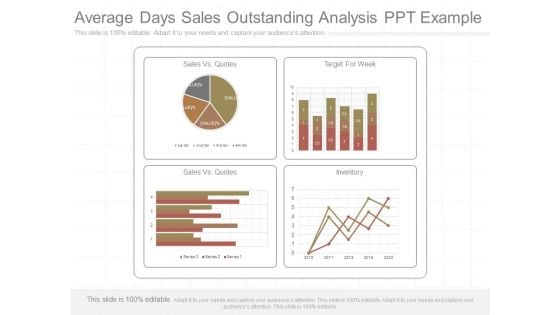 Average Days Sales Outstanding Analysis Ppt Example