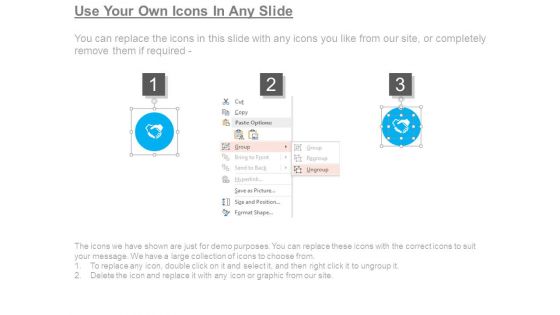 Awesome Business Pitch Table Ppt Icon