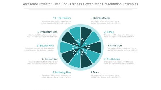 Awesome Investor Pitch For Business Powerpoint Presentation Examples