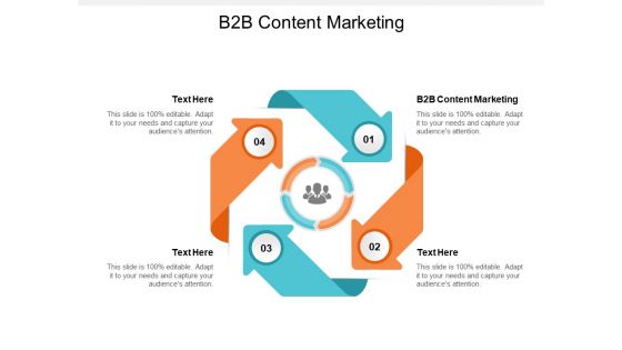 B2B Content Marketing Ppt PowerPoint Presentation Portfolio Guidelines Cpb